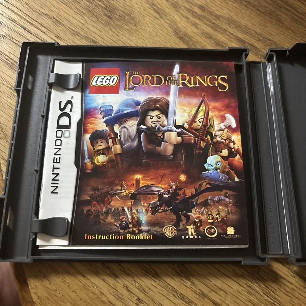 LEGO The Lord of the Rings (Nintendo DS, 2012) CASE And Manual Only No  Game